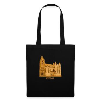 Wetzlar Dom Hessen - Stoffbeutel - Schwarz - Vorne