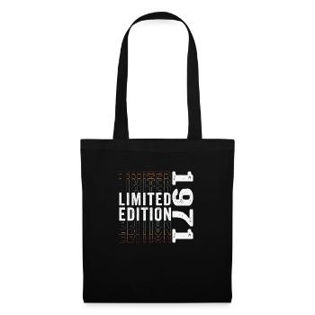 Edition Limitée 1971 - Génial 52ème Anniversaire - Sac en tissu - noir - Devant