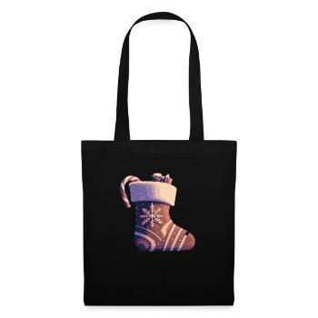 Christmas stocking - Tote Bag - black - Front