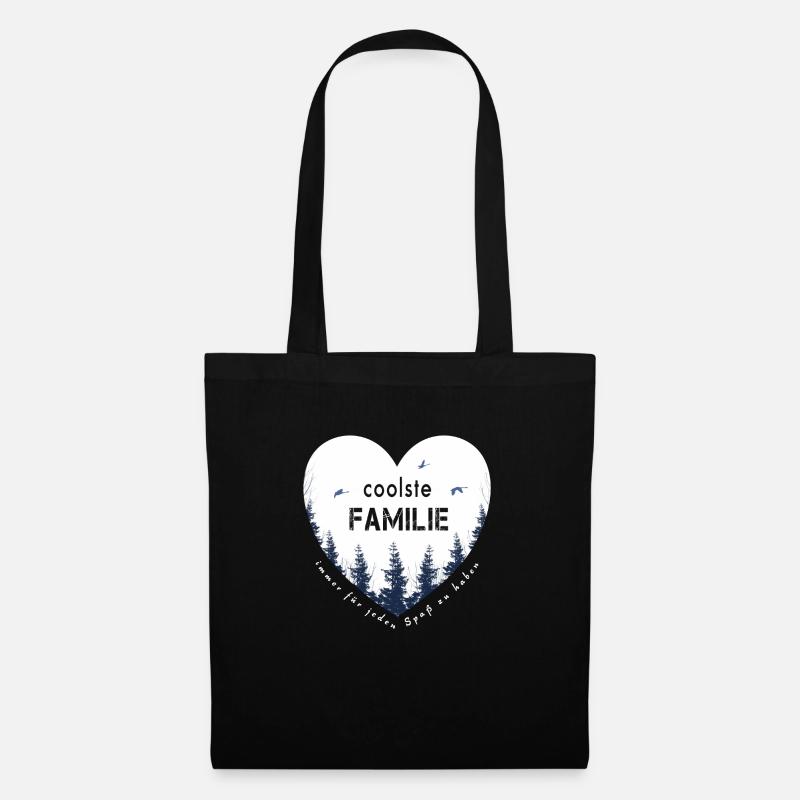 coolste Familie - Stoffbeutel - Schwarz
