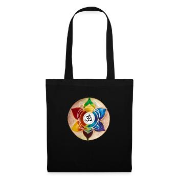 Yoga Chakra Om, Gift for Friends - Tote Bag - black - Front