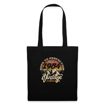 Made in 1984 Vintage Édition limitée Cadeau - Sac en tissu - noir - Devant
