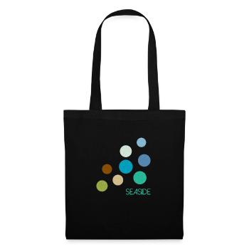 Toutes les couleurs - Bord de mer - Sac en tissu - noir - Devant