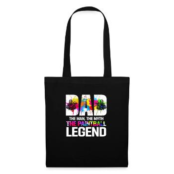Papa L’homme Le mythe La légende du paintball Tactique - Sac en tissu - noir - Devant