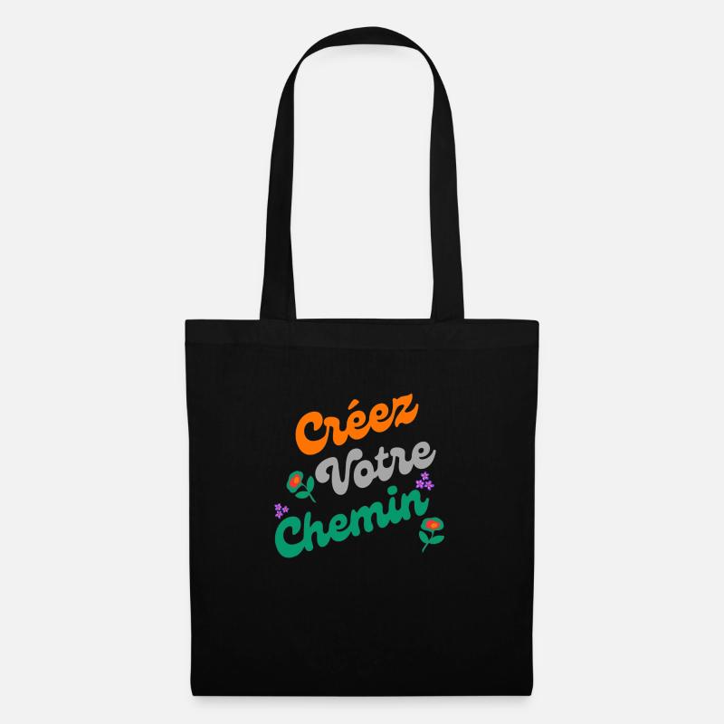Le chemin de la créativité - Sac en tissu - noir