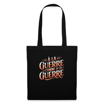 À la guerre comme à la guerre - Sac en tissu - noir - Devant