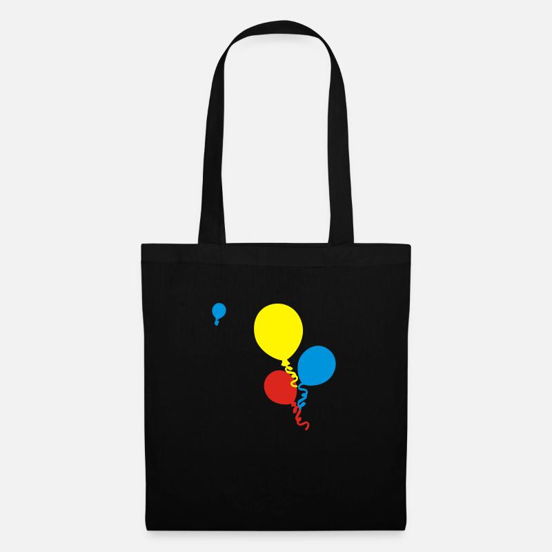 ballons - Stoffbeutel - Schwarz