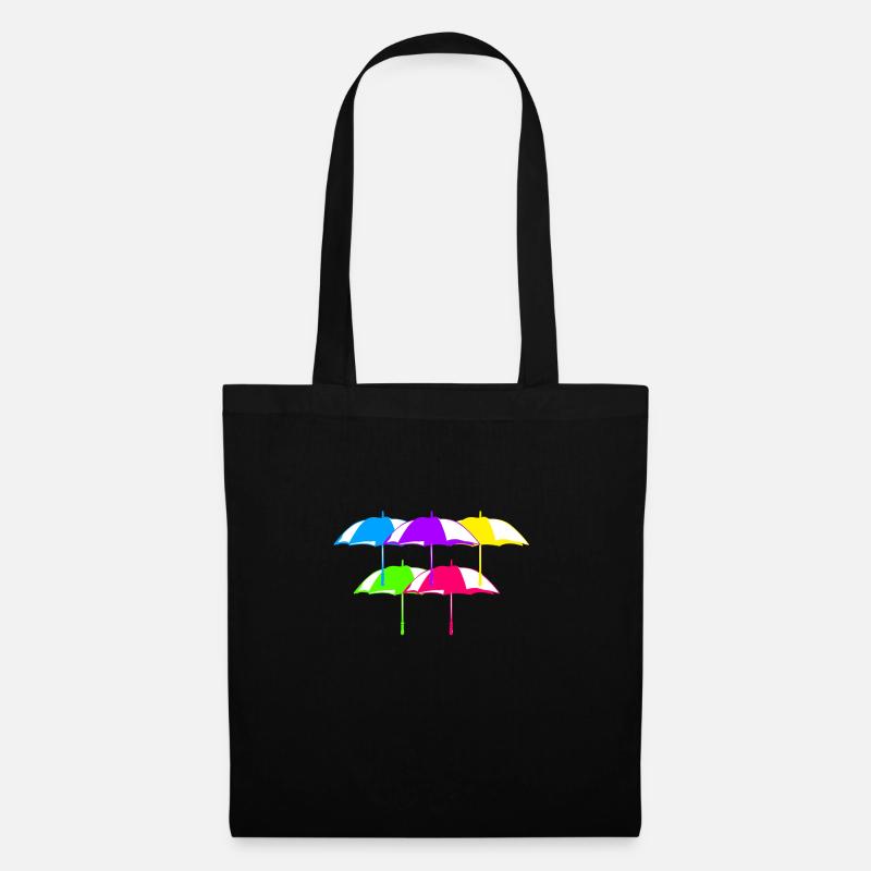 umbrellas - Tote Bag - black