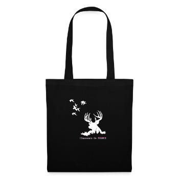 chasse - Sac en tissu - noir - Devant