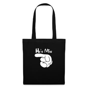 Il est énonciations drôles mes - Sac en tissu - noir - Devant