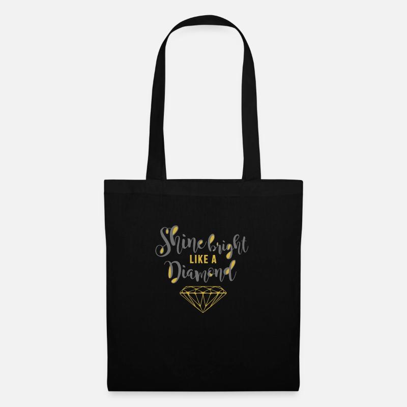 Shine Bright Diamond - Tote Bag - black