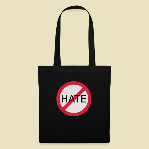 No Hate - Stoffen tas