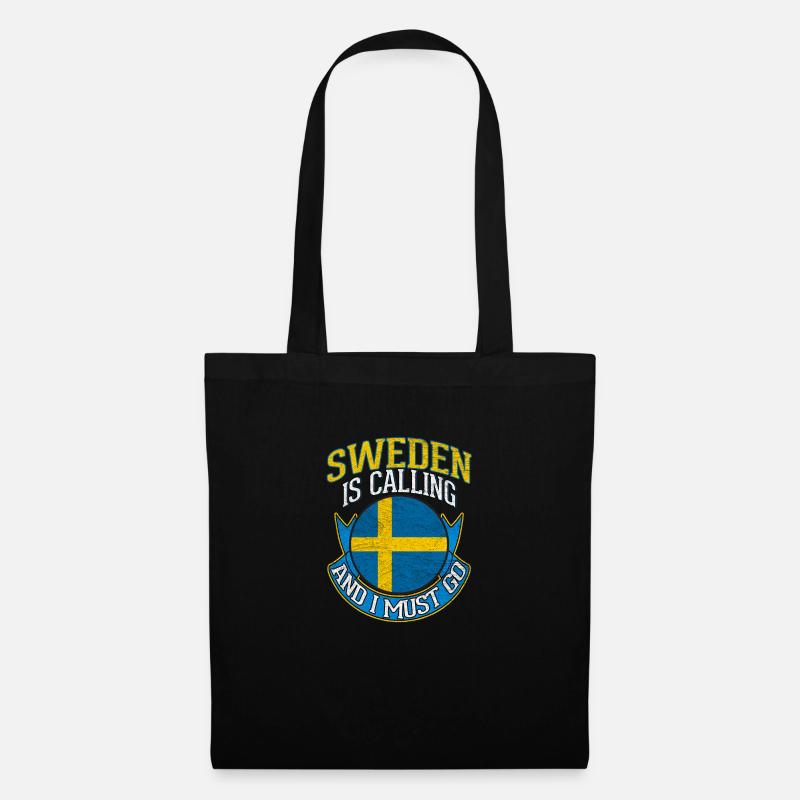 Sweden - Tote Bag - black