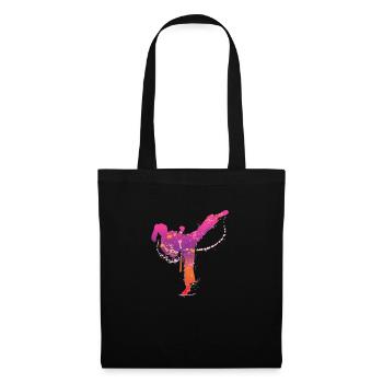 martial arts de - Stoffbeutel - Schwarz - Vorne