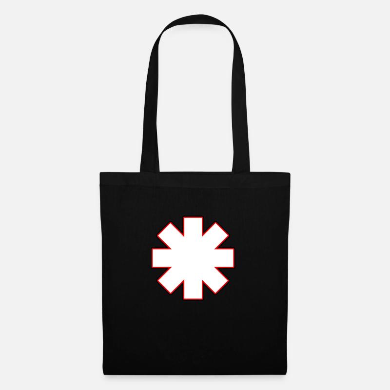 Asterisk rhcp White - Tote Bag - black