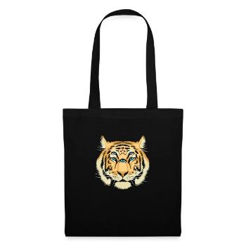 Tiger Spirit Guide - Stoffbeutel - Schwarz - Vorne