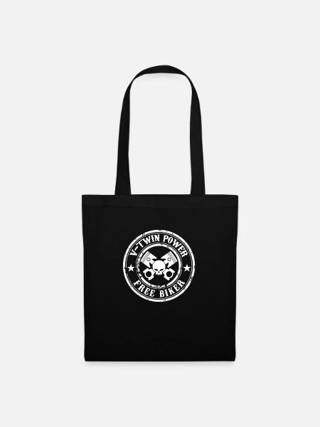 Free Biker design 01 - Stoffbeutel - Schwarz