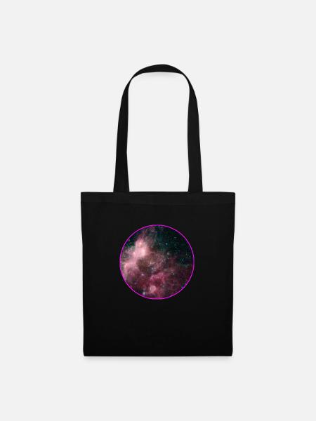 Galaxy - Space - Stars - Cosmic - Art - Universe T - Stoffbeutel - Schwarz