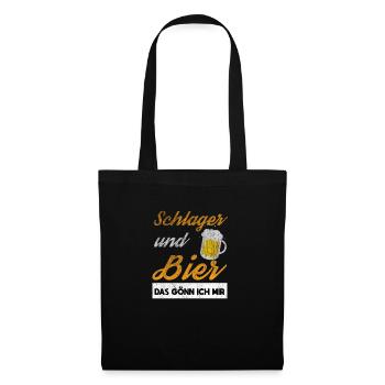 Des chansons et de la bière - Je m’accorde ça - Sac en tissu - noir - Devant