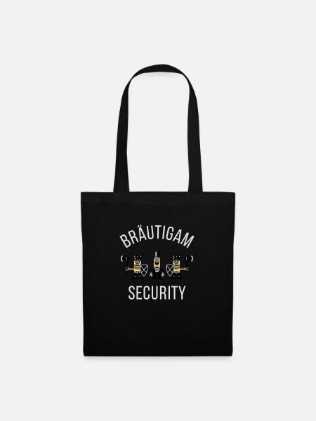 Bräutigam Security Wikinger (JGA / NEG) - Stoffbeutel - Schwarz