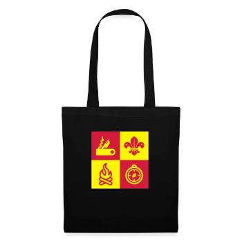 scout / scouting / scoutisme / guide - Sac en tissu - noir - Devant