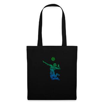 Volleyball player Maori style gift idea - Tote Bag - black - Front