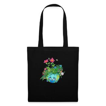 Il vaut mieux laisser l'herbe pousser dessus - Sac en tissu - noir - Devant