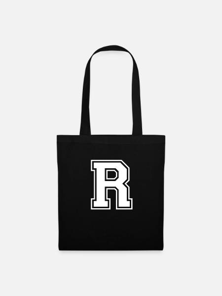 r - Sac en tissu - noir