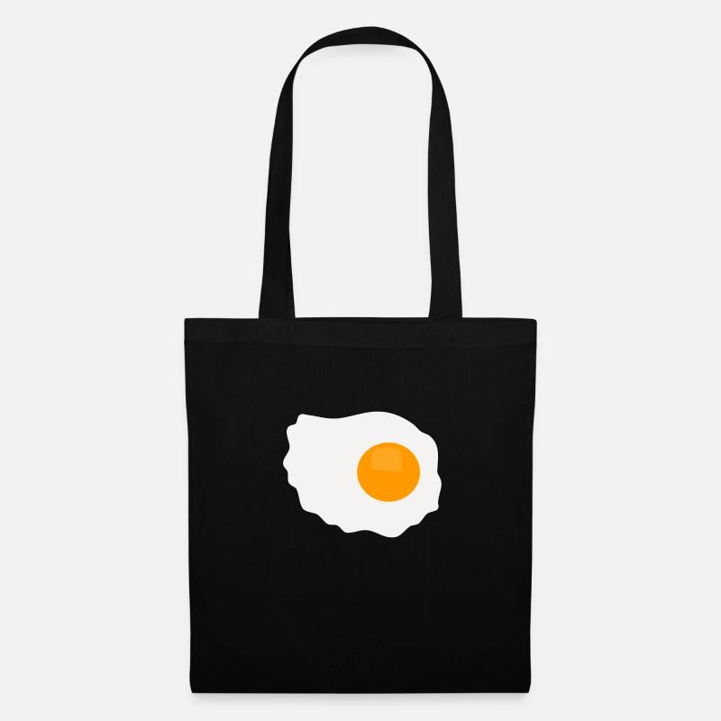 Egg fried egg - Tote Bag - black