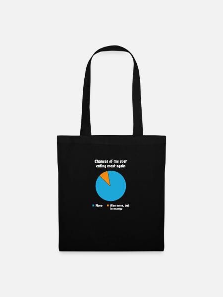 Vegetarian vegan vegan vegan gift - Tote Bag - black