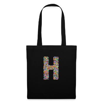 H - Tote Bag - black - Front