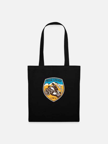 001 stelvio motorcycle i 01 - Tote Bag - black