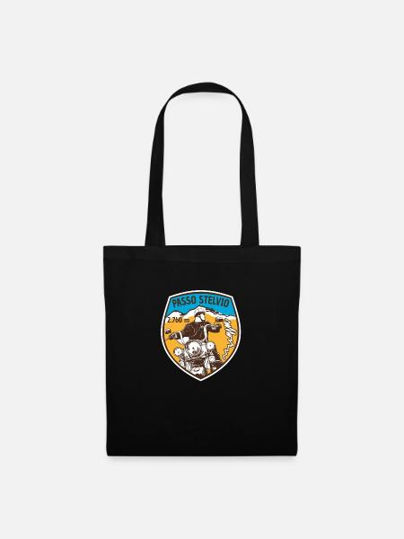 001 stelvio chopper i 01 09 - Tote Bag - black