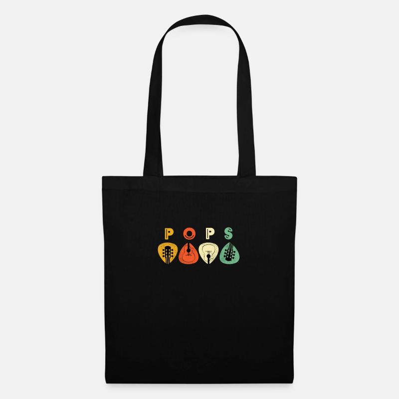 Pops Guitar Picks - Sac en tissu - noir