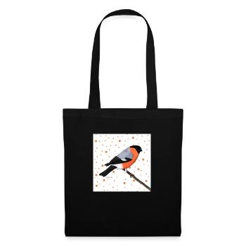 Bullfinch Orange Bird Animal Women Men Children - Tote Bag - black - Front