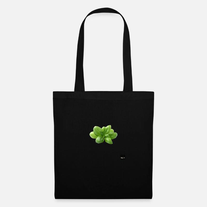 basil - Tote Bag - black