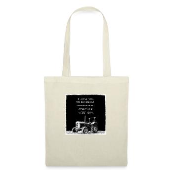 J'aime mon tracteur - Sac en tissu - nature - Devant