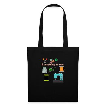 EVEYTHING À SEW - Sac en tissu - noir - Devant