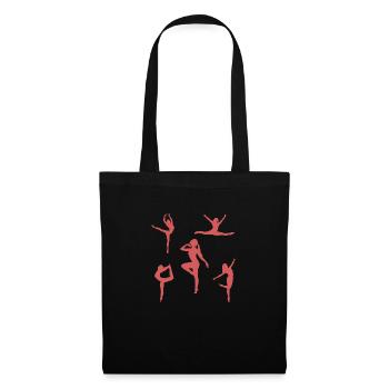 Queens of Dance Pink - Sac en tissu - noir - Devant