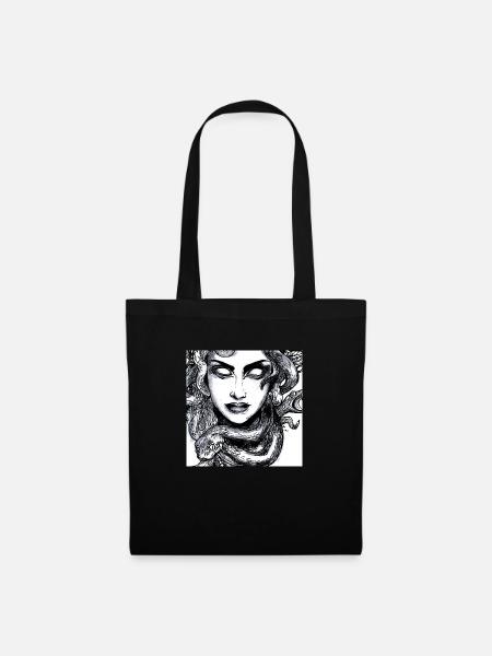 Medusa - Stoffbeutel - Schwarz