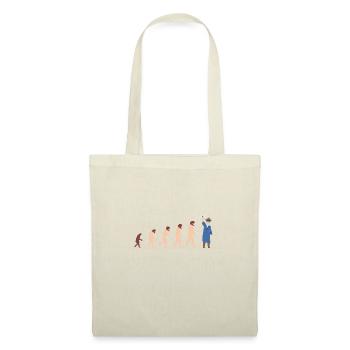 Evolution Diplômés Bachelor Cadeau - Sac en tissu - nature - Devant