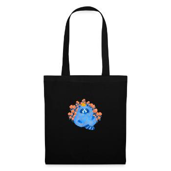 blue racoon - Tote Bag - black - Front