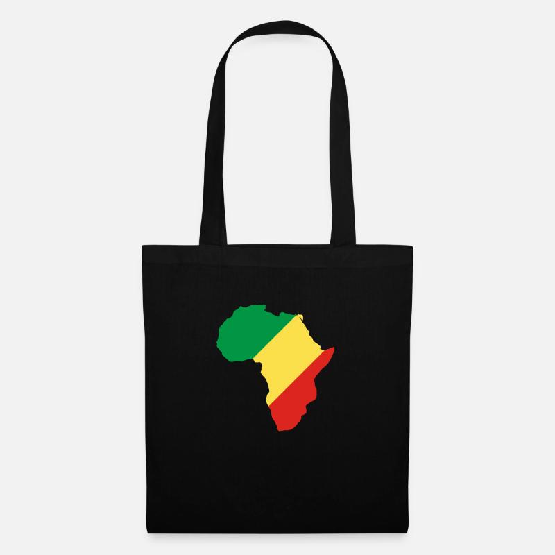 Congo Brazza - Sac en tissu - noir