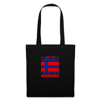 Je ne veux pas que je me soit mis à la place de Norway - Sac en tissu - noir - Devant
