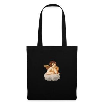 ange - Sac en tissu - noir - Devant