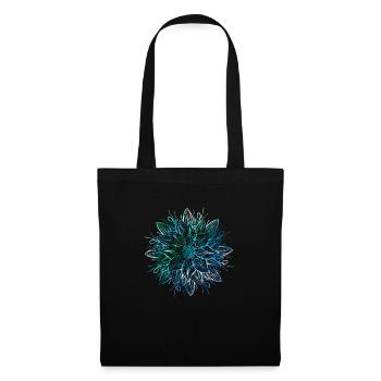 Mandala - Blue - Tote Bag - black - Front