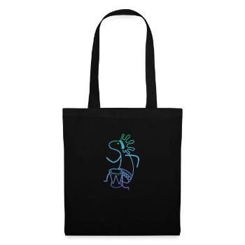 Kokopelli Drummer - Tote Bag - black - Front