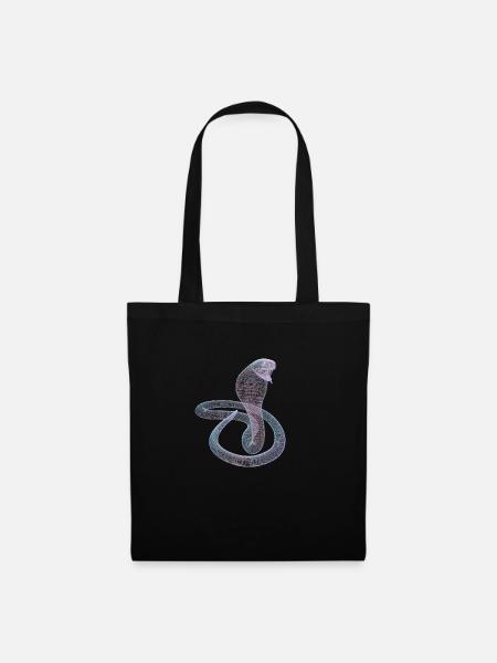cobra - Stoffbeutel - Schwarz