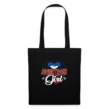 AMERICAN GIRL - Sac en tissu - noir - Devant