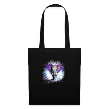 elephant,colorful,painting,colorful,watercolor,graffiti - Tote Bag - black - Front